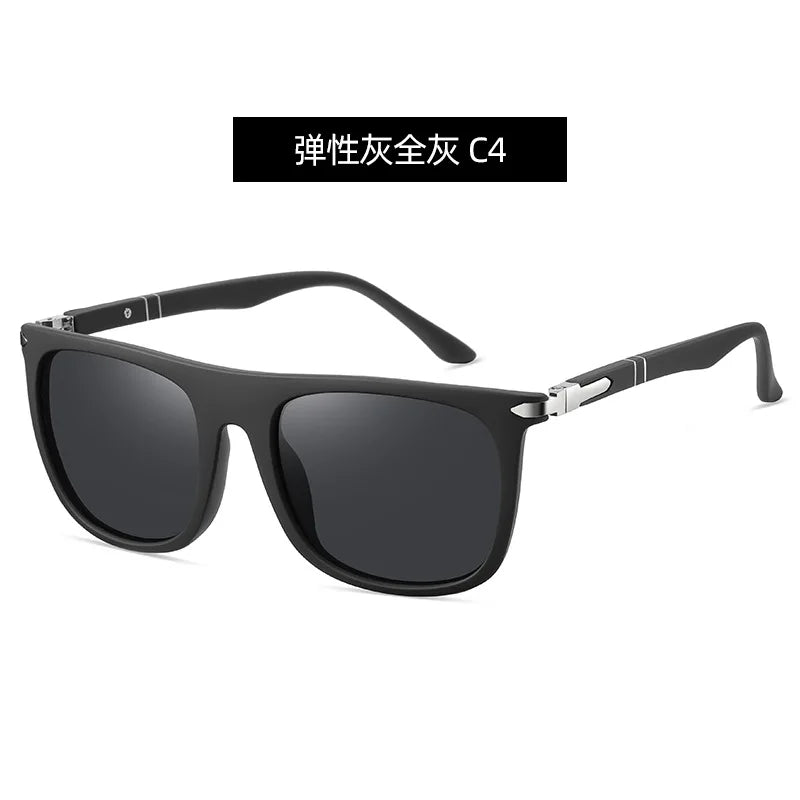 YIMARUILI C3055 Polarized Sunglasses – Ultra-Light TR90 Retro Square Eyewear for Men & Women - Image 8