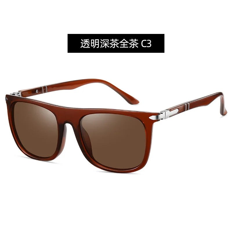 YIMARUILI C3055 Polarized Sunglasses – Ultra-Light TR90 Retro Square Eyewear for Men & Women - Image 9