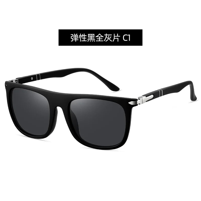 YIMARUILI C3055 Polarized Sunglasses – Ultra-Light TR90 Retro Square Eyewear for Men & Women - Image 11