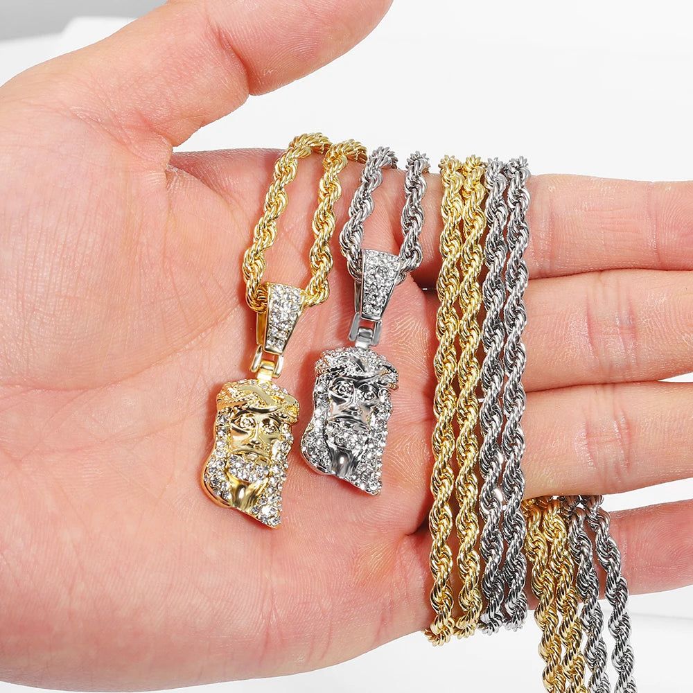 Jesus Christ Piece Head Face Pendant for Me - Image 2