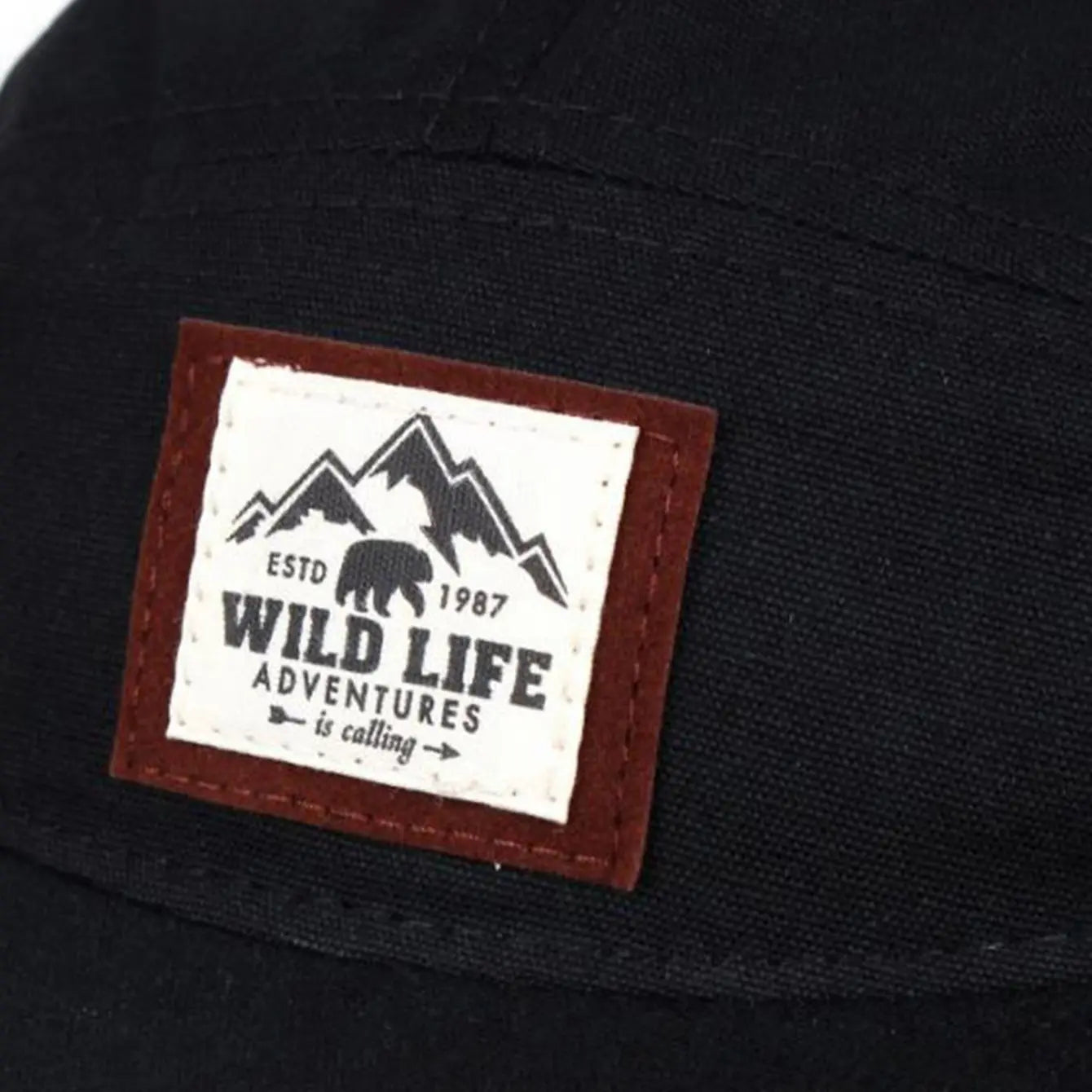 WILD LIFE Cotton 5-Panel Baseball Cap – Adjustable Snapback Hat for Men & Women - Image 3
