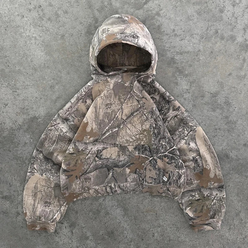 Y2K Camo Print Hoodie - Image 6