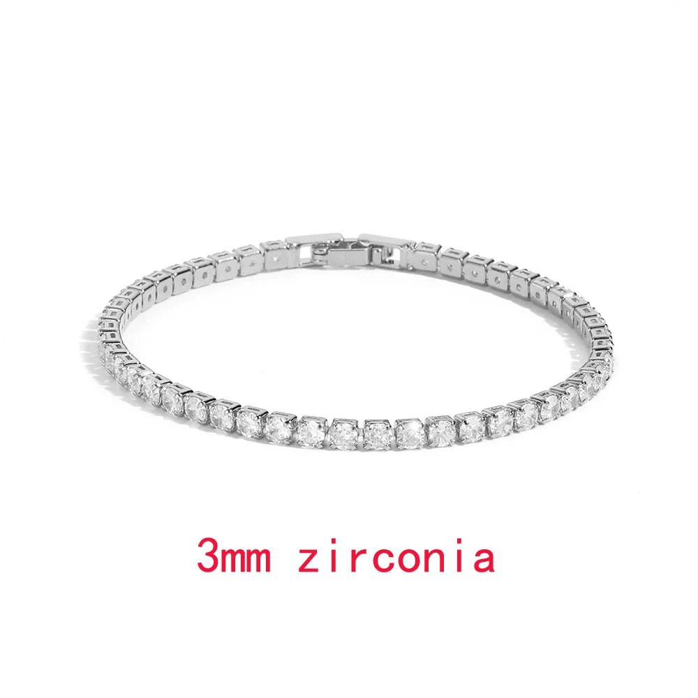 Iced Out Tennis Chain Necklace - Image 7