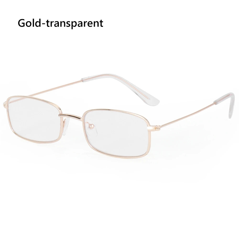 Fashion Retro Metal Frame Sunglasses – Colorful Small Rectangle UV400 Eyewear for Men & Women - Image 7