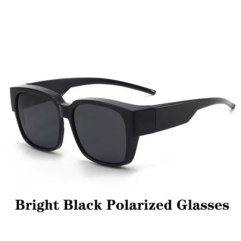 Polarized Fit-Over Sunglasses – Vintage UV400 Eyewear for Men & Women with Prescription Glasses - Image 11