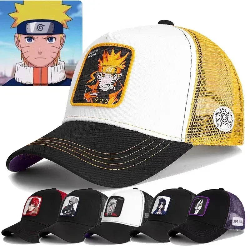 Bandai Naruto Mesh Trucker Cap – Unisex Anime Baseball Hat with Fashion Patch - Image 2