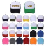 Customized Logo Mesh Baseball Caps – Unisex 5-Panel Trucker Snapback Hats for Summer