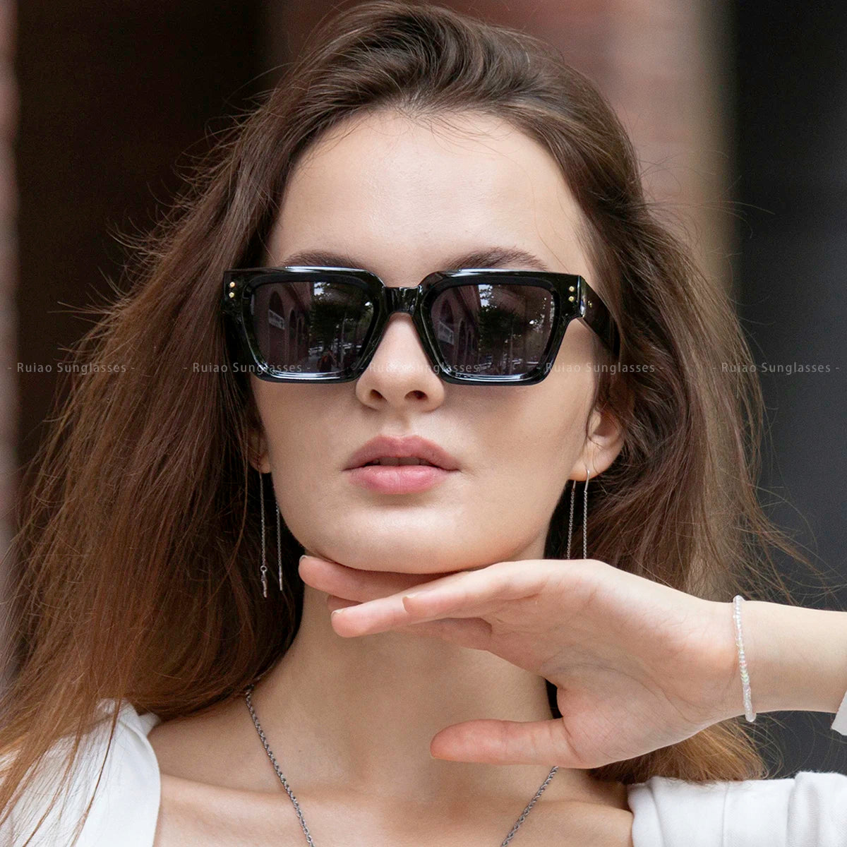 Ruiao 2025 Premium Designer Sunglasses – Luxury Square Shades for Men & Women - Image 4