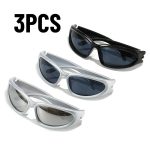 Y2K Square Bicycle Sunglasses – High-End UV400 Sports Shades for Men & Women (1/2/3pcs)