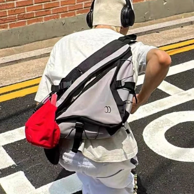 Y2K Aesthetic Streetwear Shoulder Bag – Vintage Grunge Crossbody for Women & Men - Image 3