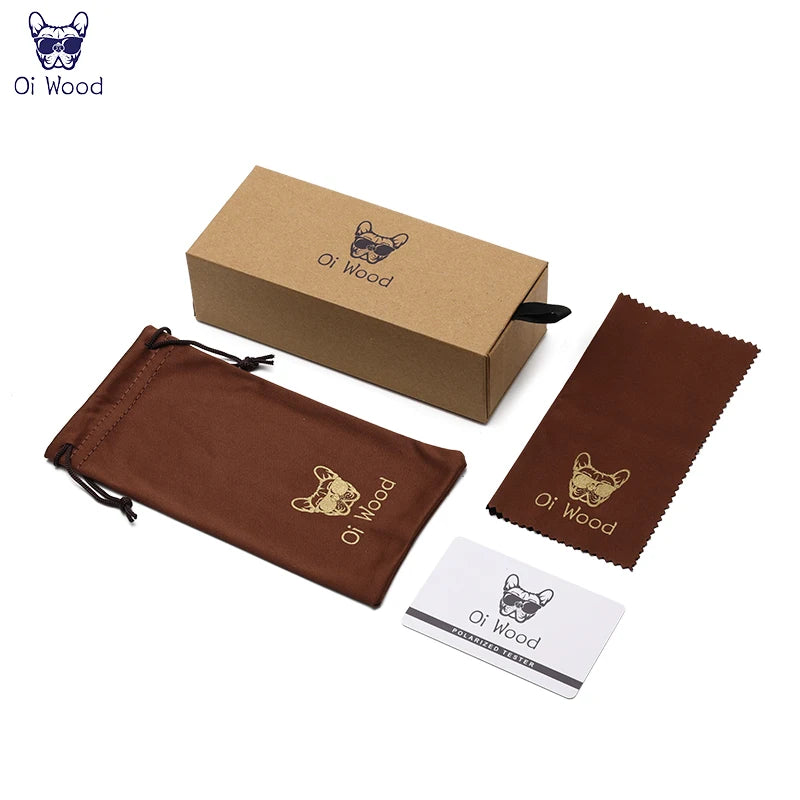 Oi Wood Polarized Sunglasses – Eco-Friendly Wooden Eyewear for Men with UVA & UVB Protection - Image 5