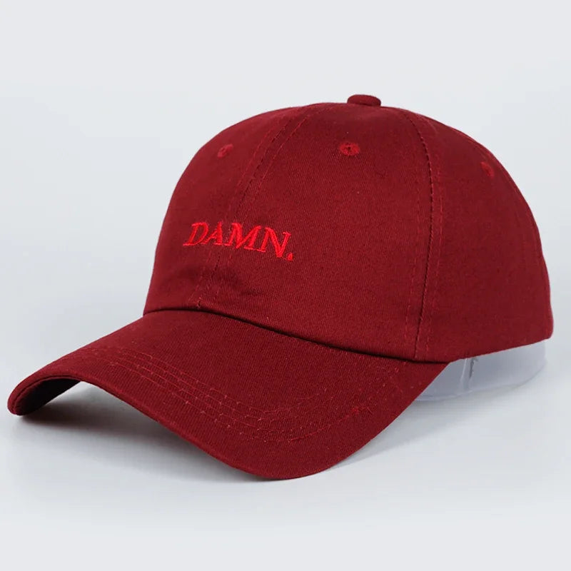 Unisex DAMN Letter Embroidery Baseball Caps Spring Autumn Outdoor Sunscreen Hat Adjustable Casual Trucker Hats - Image 3