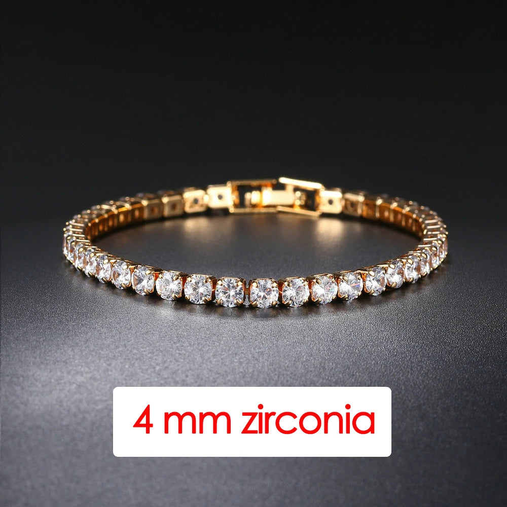Hip Hop Iced Out Tennis Bracelet for Men – 3/4/5mm Cubic Zirconia Streetwear Jewelry - Image 16