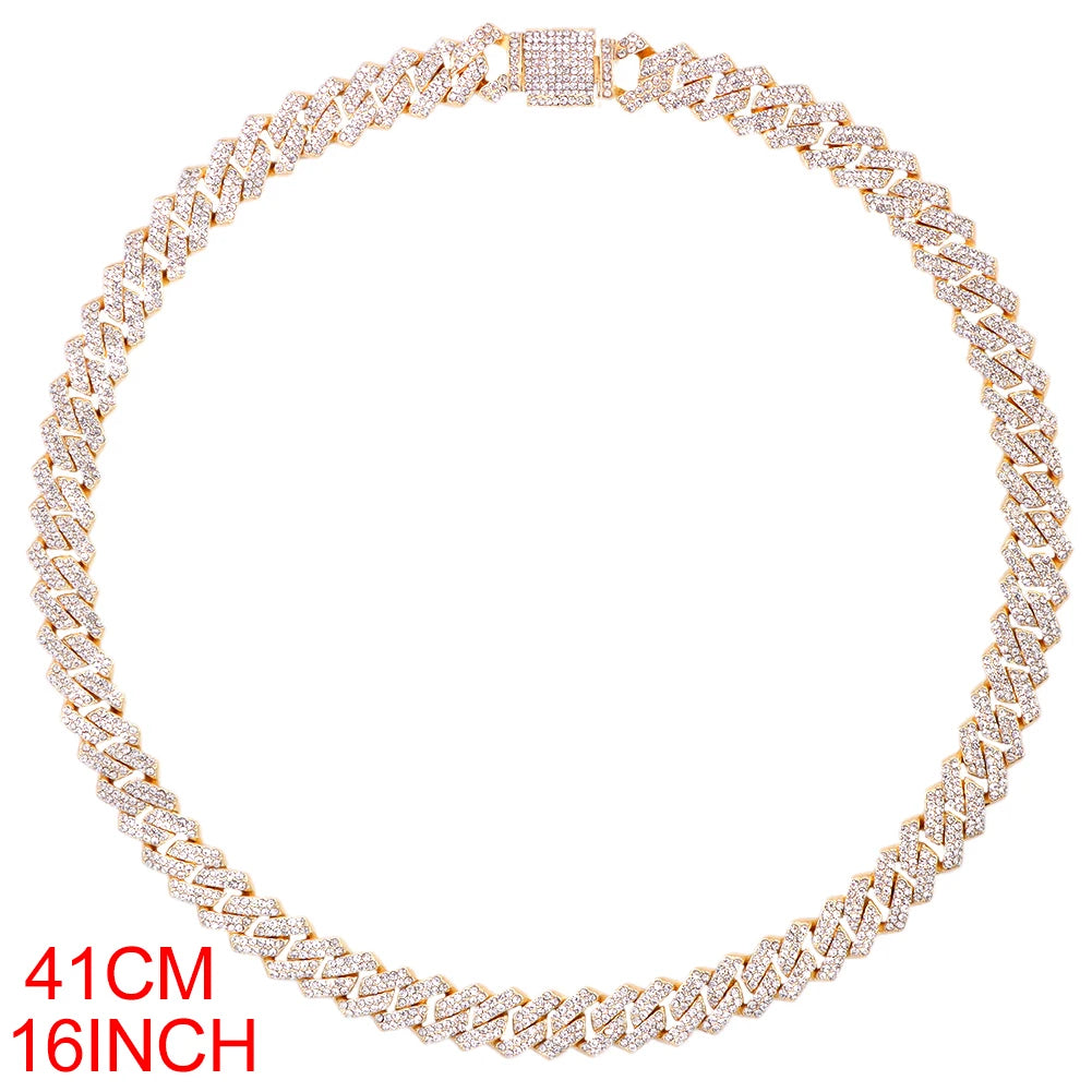 14MM Miami Prong Cuban Link Chain Necklace - Image 18