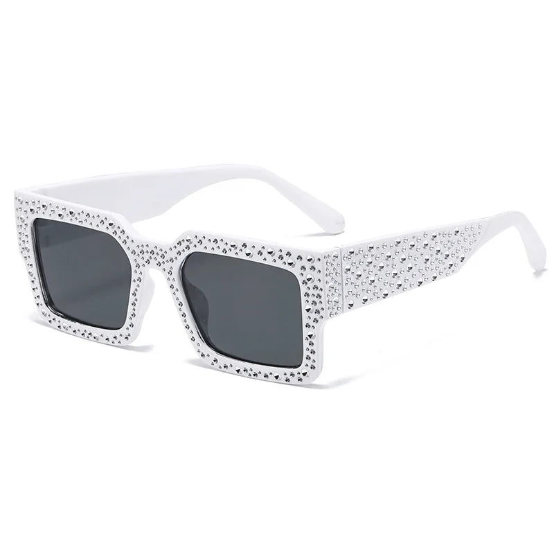 Retro Big Frame Square Sunglasses – Unisex One-Piece Designer Shades for Men & Women - Image 10