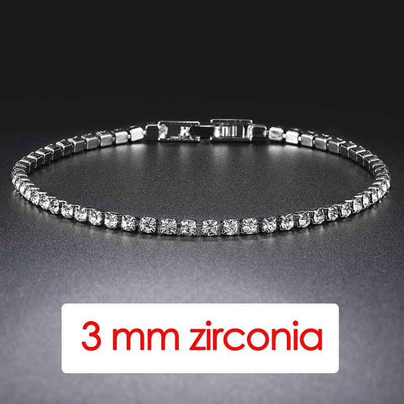 Hip Hop Iced Out Tennis Bracelet for Men – 3/4/5mm Cubic Zirconia Streetwear Jewelry - Image 18