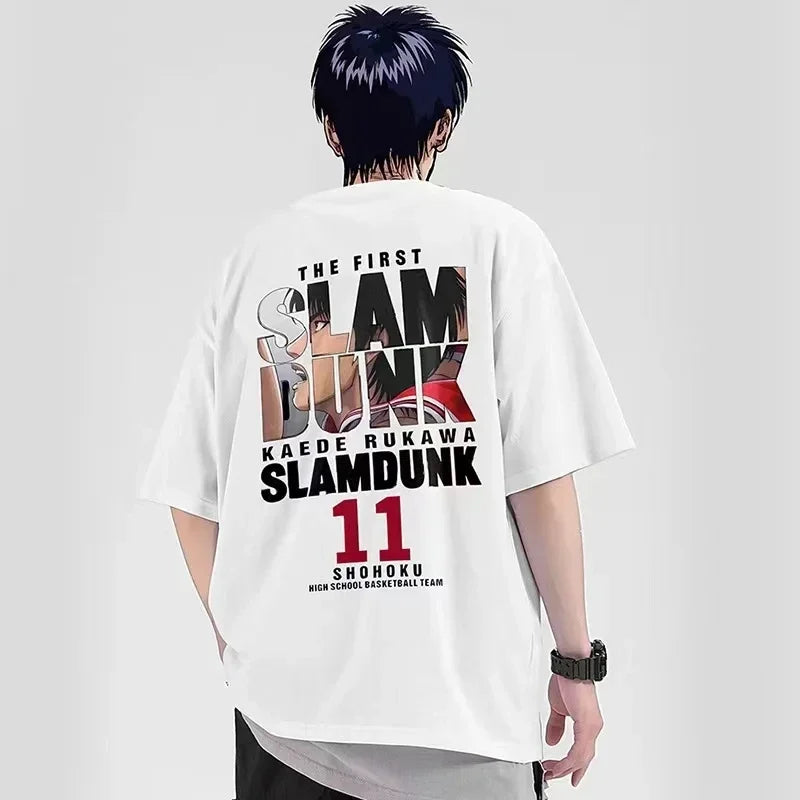 Anime Slam Dunk Oversized T-Shirt - Image 2