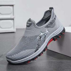 Summer Mesh Men’s Sneakers – Lightweight Breathable Walking & Hiking Shoes (2024–2025 Fashion)