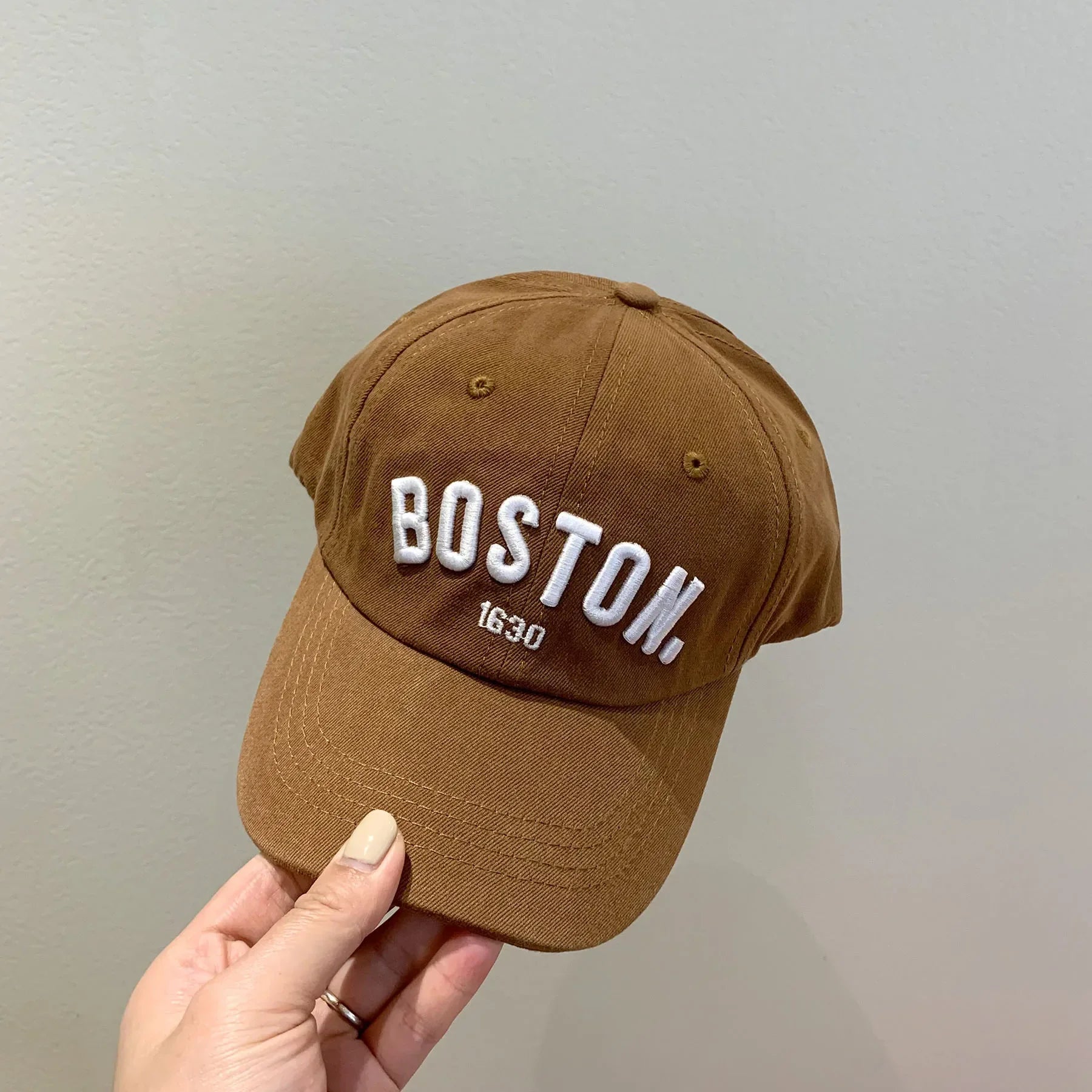 Kids' Solid Letter Embroidered Baseball Cap – Adjustable Sun Hat for Boys & Girls - Image 6