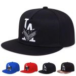 Unisex Los Angeles Embroidery Snapback Cap – Hip-Hop Trucker Hat for Spring & Autumn
