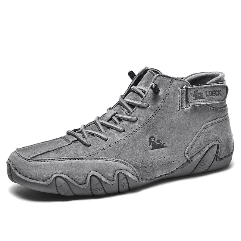 Men’s Casual Motorcycle Winter Boots – 2023 Waterproof High-Top Luxury Sneakers - Image 8