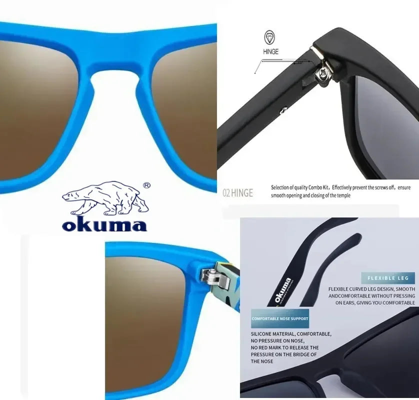 Okuma Polarized Sunglasses – UV400 Outdoor Eyewear for Men & Women - Image 4