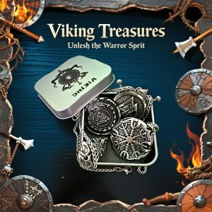 316L Stainless Steel Viking Rune Pendant Chain Necklace For Men – Viking Jewelry Accessories