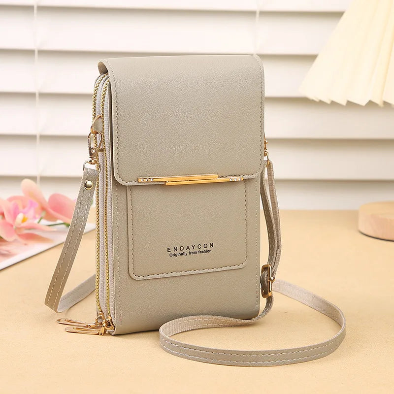 Crazy Bag Fashion Touch Screen Phone Bag – Women’s Crossbody Card Holder with Lock Closure - Image 14