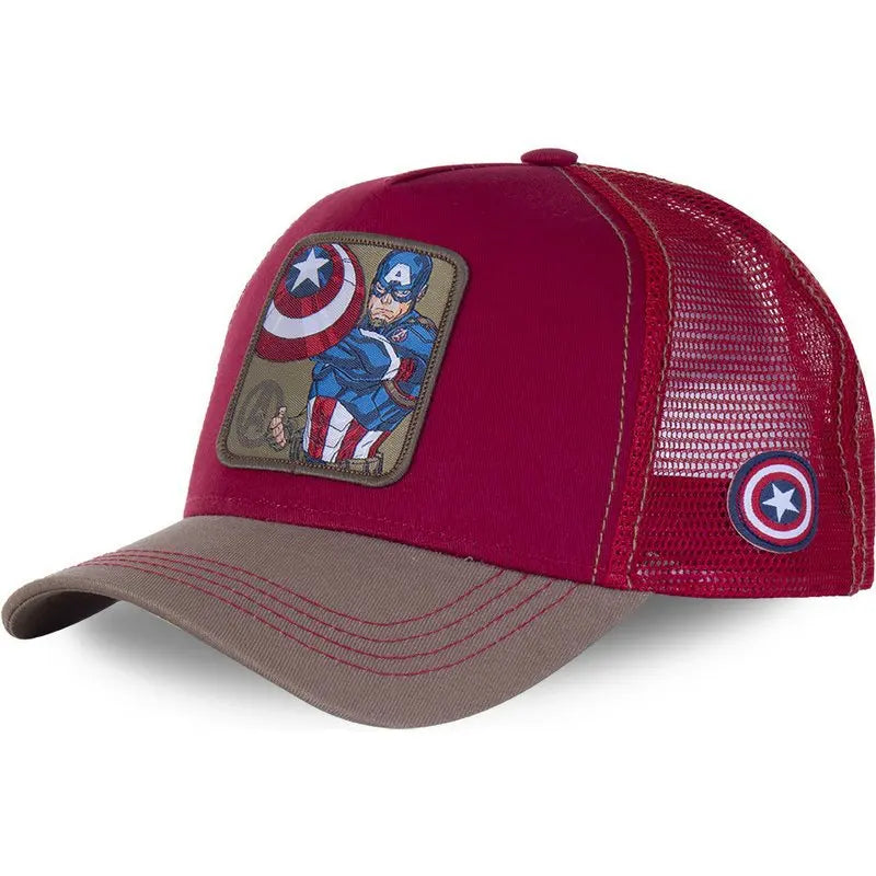 High-Quality Marvel Cartoon Snapback – Unisex Cotton Mesh Baseball Cap for Men & Women - Image 5