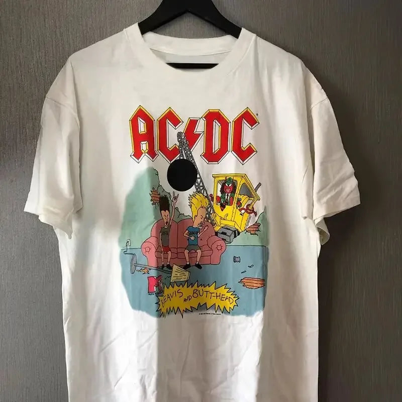 2025 New Ac 1975 Black Men Women T Shirt Hot Sale Summer Short Sleeves Hip Hop Streetwear Dc T-shirt Hipster Korea Style Tees - Image 6