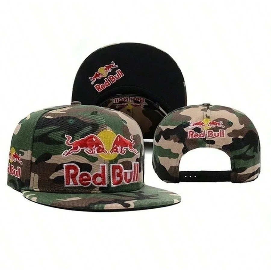 RED BULL Baseball Cap Snapback Hat Hats & Caps Men Moto Letters Racing Motocross Riding Hip Hop Sun Hats