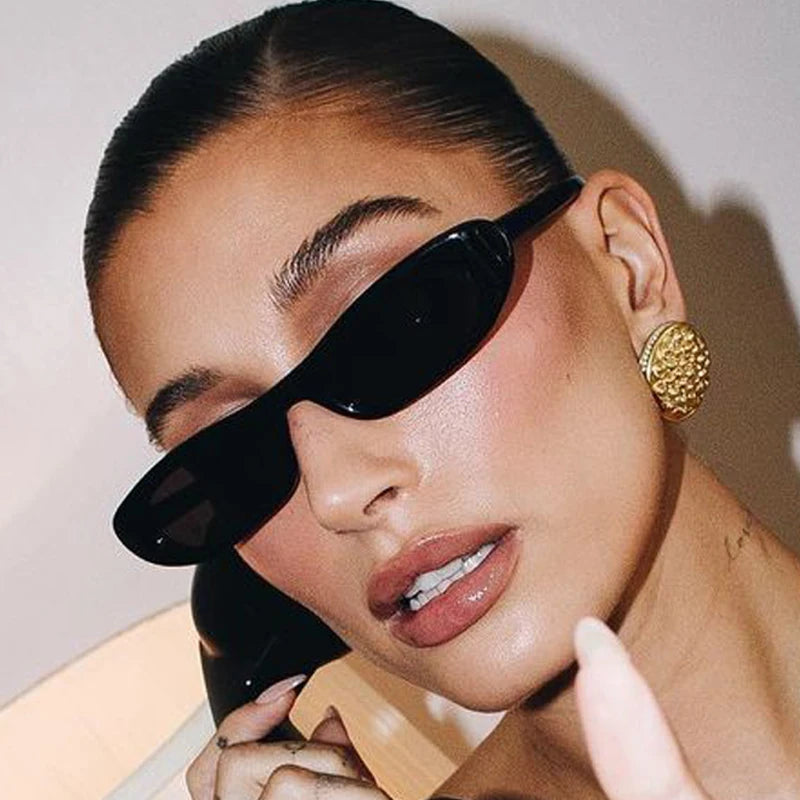 Vintage Oval Small Frame Sunglasses – Women’s Designer-Inspired Fashion Shades