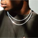 New Classical 4MM Tennis Chain Iced Out Bracelet & Necklace