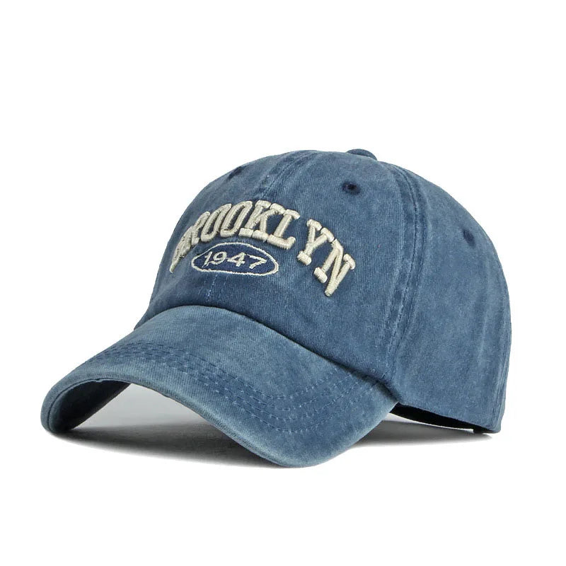 Brooklyn Alphabet Baseball Cap – Unisex Cotton Snapback Hat for Summer Street Style - Image 10