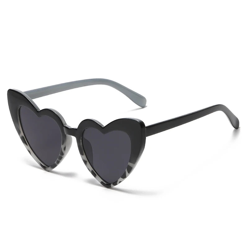Heart-Shaped Cat Eye Sunglasses – Retro Oversized Eyewear for Women & Men - Image 6