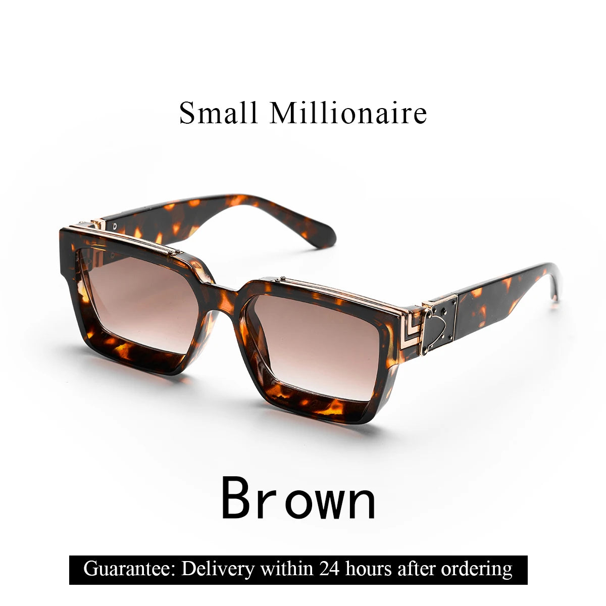 Ruiao Retro Millionaire Sunglasses – 2025 Luxury Square Shades for Men & Women - Image 16