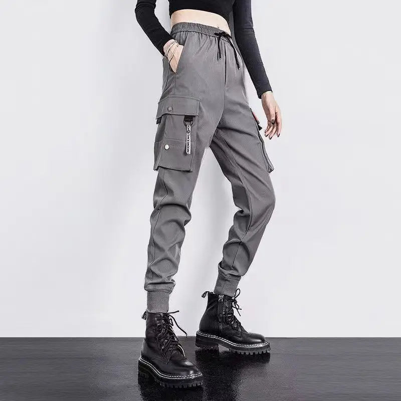 Women’s Hip Hop Cargo Joggers – Casual Streetwear Sweatpants (S–5XL Plus Size) - Image 12