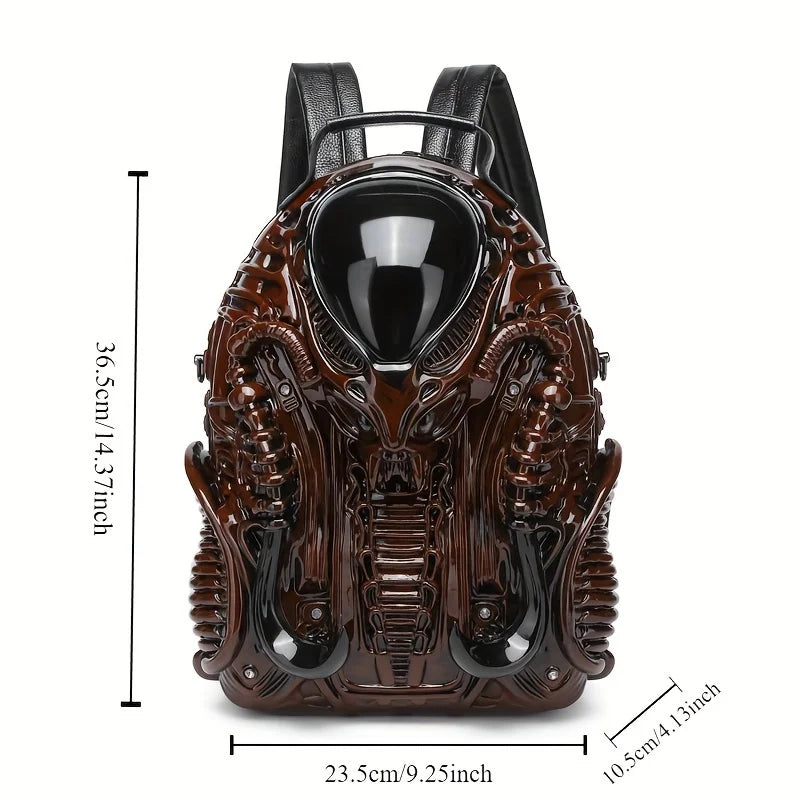 Cyberpunk Shoulder Backpack – Creative & Unique Design for Unisex Wear - Image 3